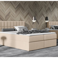 Čalúnená posteľ boxspring CARDIGEN + topper, 120x200, soro 21 -  - 0