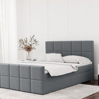 Čalúnená posteľ boxspring HANAMA + topper, 140x200, matt velvet 85 -  - 0