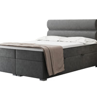 Čalúnená posteľ boxspring FELTA + topper, 120x200, riviera 91 -  - 0