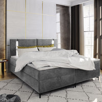 Čalúnená posteľ boxspring ELBE, 140x200, trinity 14 -  - 0