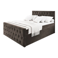 Čalúnená posteľ boxspring FENDI, 140x200, casablanca 8 -  - 0