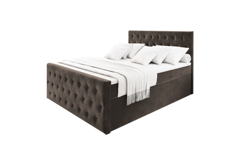 Čalúnená posteľ boxspring FENDI, 140x200, casablanca 8 -  - 0