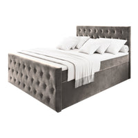 Čalúnená posteľ boxspring FENDI, 140x200, casablanca 14 -  - 0