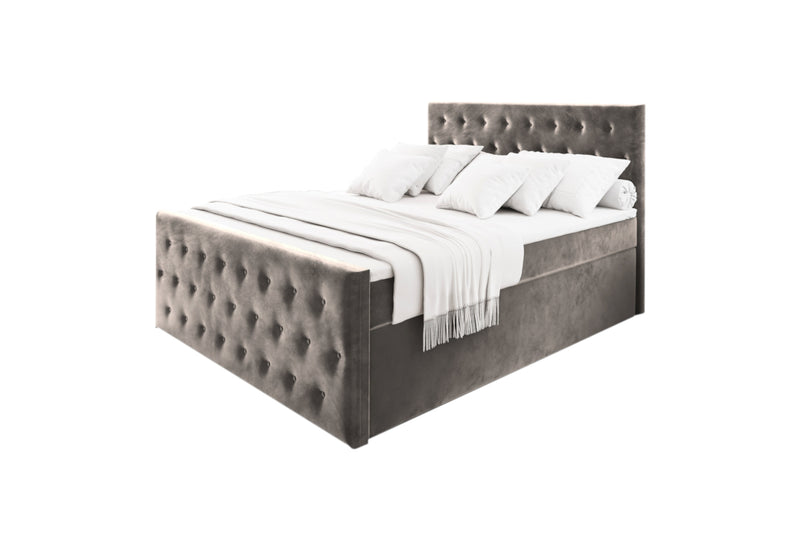 Čalúnená posteľ boxspring FENDI, 160x200, casablanca 14 -  - 0