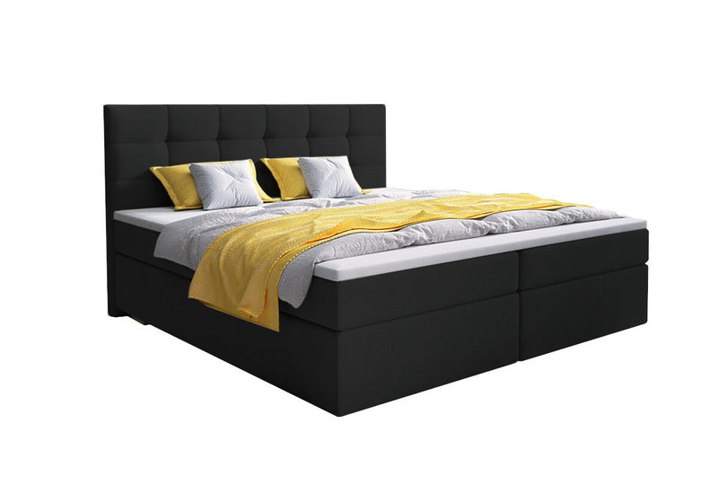 Čalúnená posteľ boxspring GLOSE, 140x200, cosmic 100 -  - 0