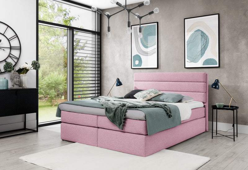 Čalúnená posteľ boxspring PRIMERA + topper, 120x200, raquel 01 -  - 0