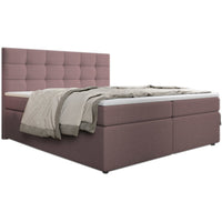 Čalúnená posteľ boxspring SALMA + topper, 140x200, inari 52 -  - 0