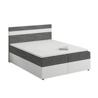 Čalúnená posteľ boxspring MODELA, 140x200, kornet 02/dolaro 511 -  - 0