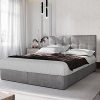 Čalúnená posteľ boxspring PRIORA, 140x200, cosmic 160 -  - 0