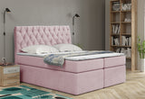 Čalúnená posteľ boxspring LUCA, 120x200, trinity 19 -  - 0