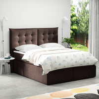 Čalúnená posteľ boxspring MICHELE, 120x200, trinity 08 -  - 0