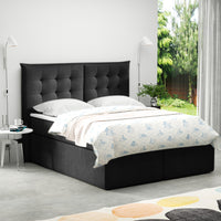 Čalúnená posteľ boxspring MICHELE, 120x200, trinity 16 -  - 0