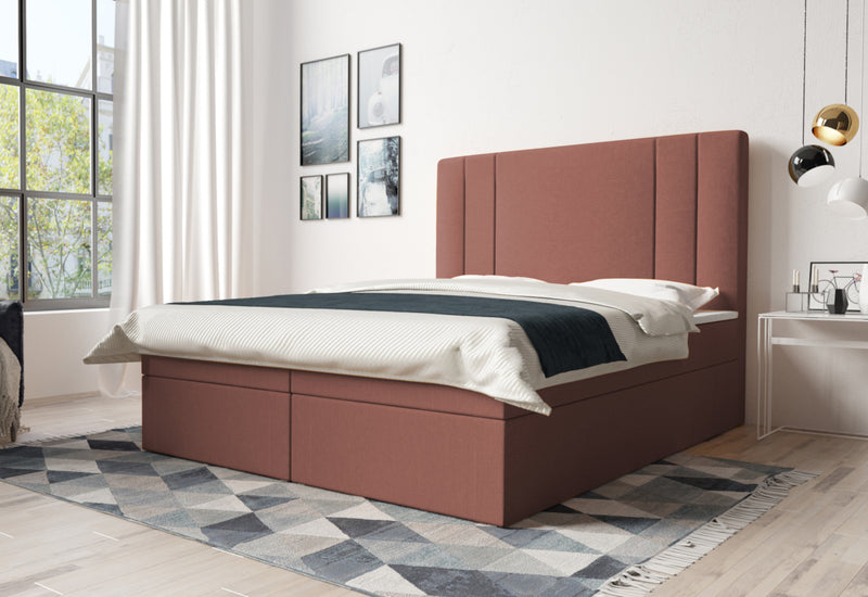 Čalúnená posteľ boxspring GIULIO, 120x200, kronos 29 -  - 0