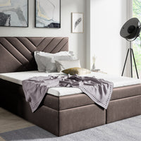 Čalúnená posteľ boxspring GULIA, 120x200, trinity 08 -  - 0