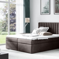 Čalúnená posteľ boxspring CHICITA, 120x200, trinity 08 -  - 0