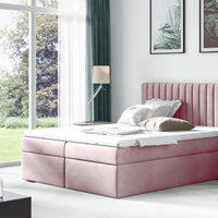 Čalúnená posteľ boxspring CHICITA, 120x200, trinity 19 -  - 0