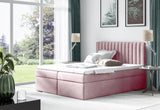 Čalúnená posteľ boxspring CHICITA, 120x200, trinity 19 -  - 0