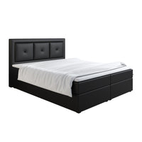 Čalúnená posteľ boxspring LENZA, 140x200, soft 11 -  - 0