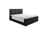 Čalúnená posteľ boxspring LENZA, 140x200, soft 11 -  - 0