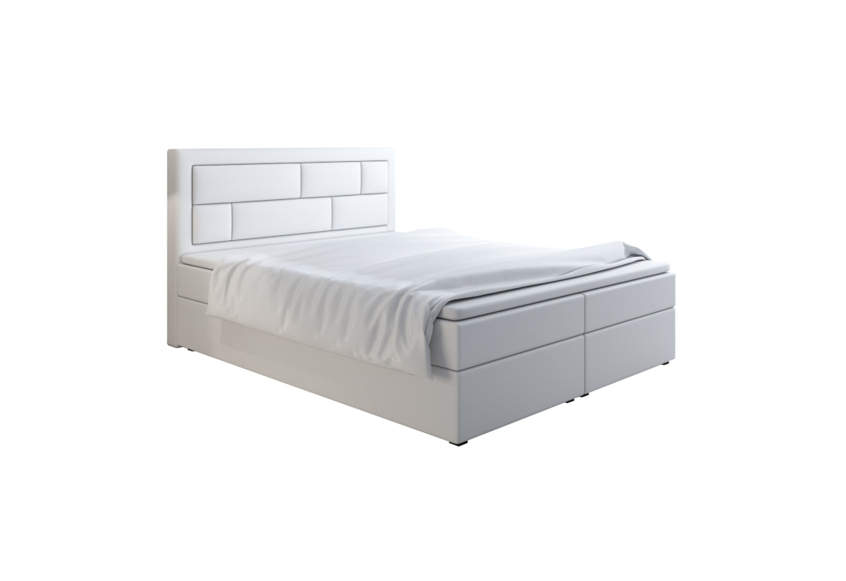 Čalúnená posteľ boxspring ALONZO, 140x200, soft 17 -  - 0