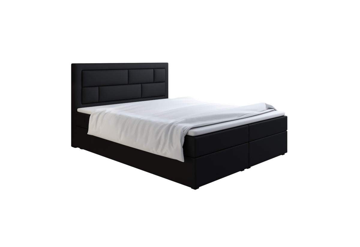 Čalúnená posteľ boxspring ALONZO, 140x200, soft 11 -  - 0