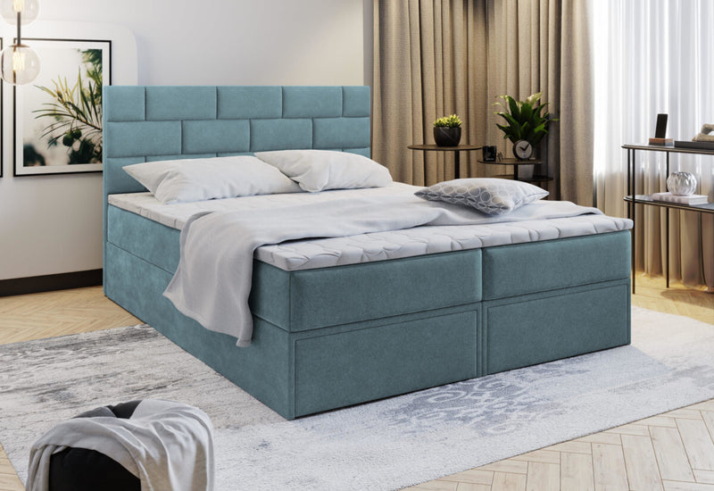 Čalúnená posteľ boxspring MARINOS, 140x200, Aston 11 -  - 0