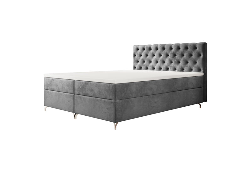 Čalúnená posteľ boxspring FESTER 2, 180x200, Monolith 92 -  - 0