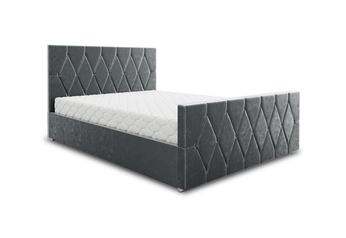 Čalúnená posteľ boxspring ADELINE, 90x200, itaka 50 -  - 0