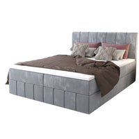 Čalúnená posteľ boxspring HAMAN, 140x200, monolith 70 -  - 0