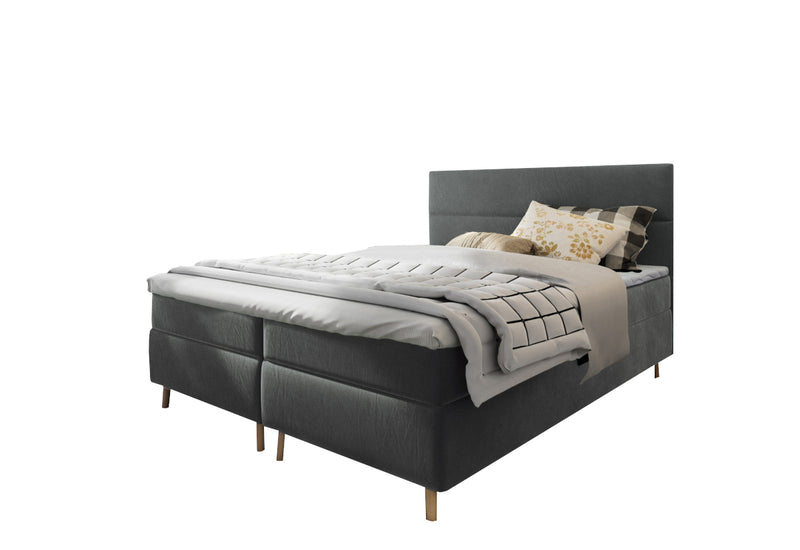 Čalúnená posteľ boxspring LANTA, 140x200,  kronos 15 -  - 0