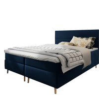 Čalúnená posteľ boxspring LANTA, 140x200,  kronos 09 -  - 0