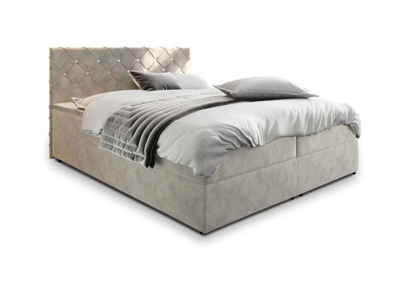 Čalúnená posteľ boxspring IRANA, 140x200,  magic velvet 2250 -  - 0