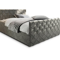 Čalúnená posteľ boxspring MINDY, 140x200,  magic velvet 2217 -  - 0