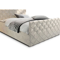 Čalúnená posteľ boxspring MINDY, 140x200,  magic velvet 2250 -  - 0