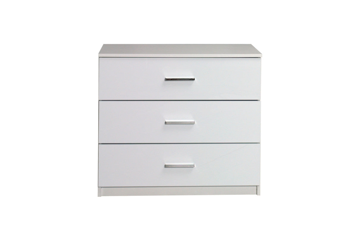 Komoda SILENA, 93x81x42, biela -  - 0
